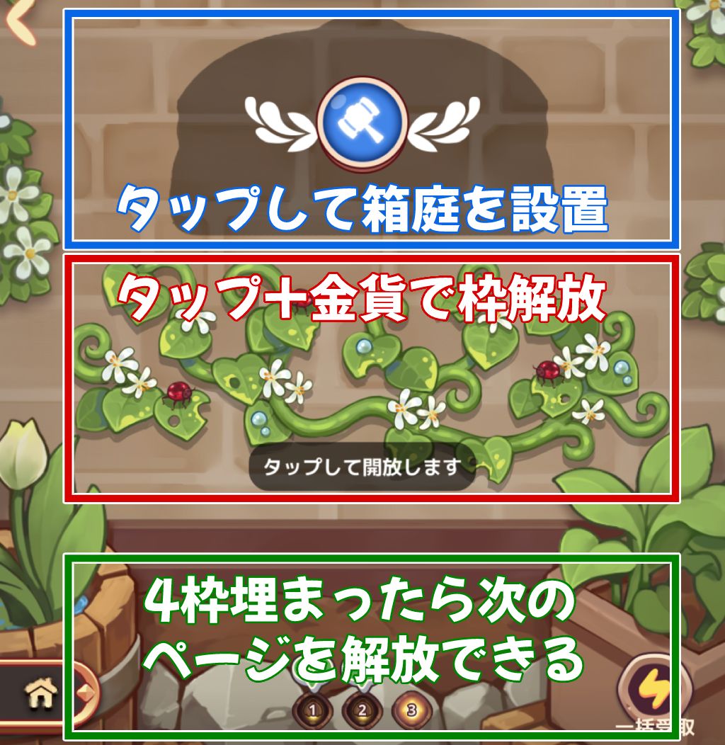 箱庭の増やし方