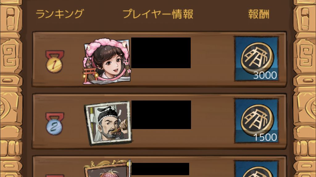 ランキング