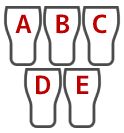 道中邂逅5グラス