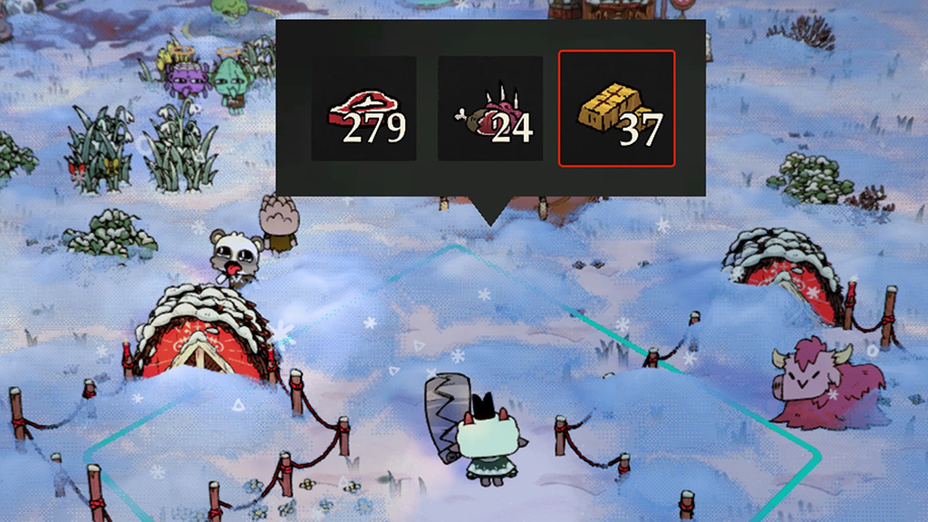 オオカミバサミに「金の延べ棒」を設置